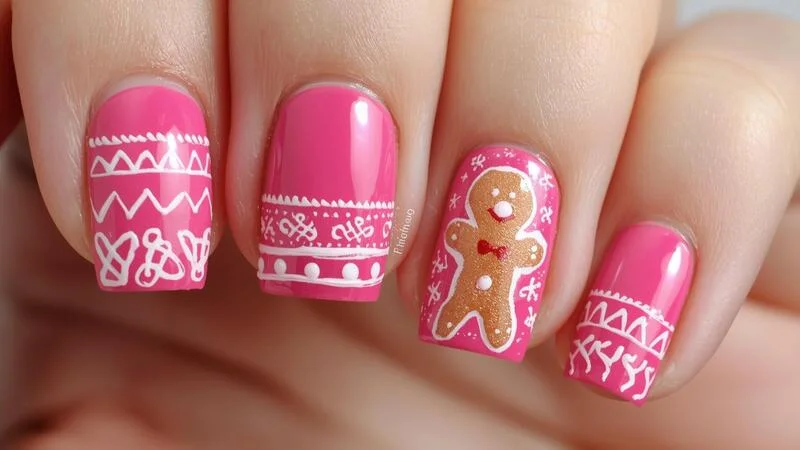 Gingerbread Nails Nasty